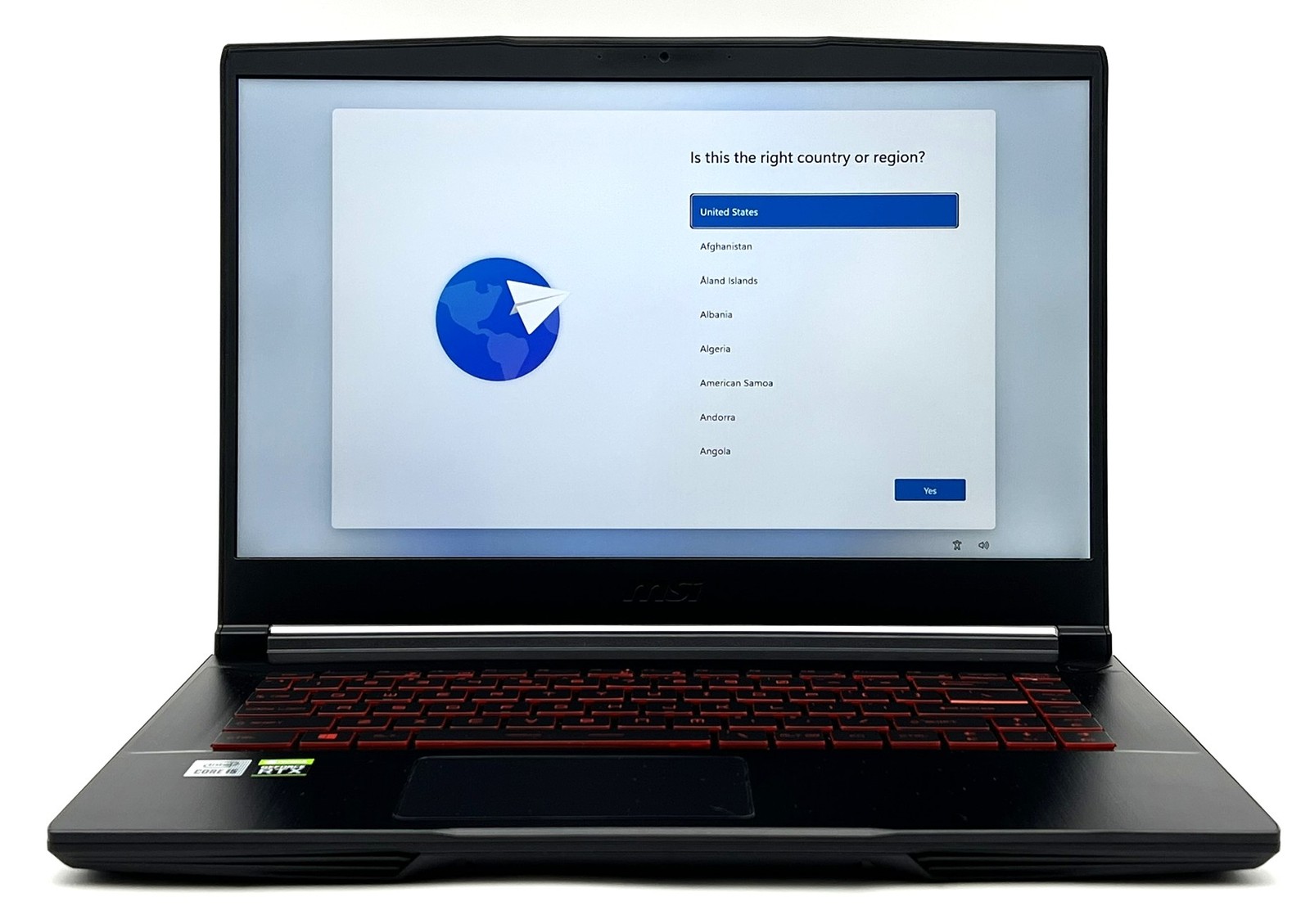 MSI GF66 Thin 10UE-213US 15.6" FHD - i5-10500H - 8GB RAM - RTX 3060 - 512GB SSD