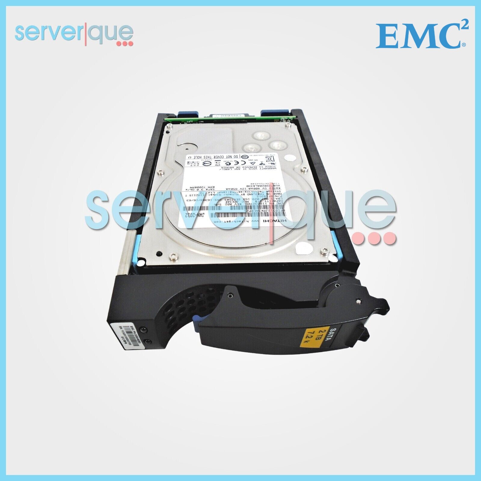 005049283 EMC 2TB 7.2K RPM SATA 3Gbps 3.5-inch Hard Drive 118032706