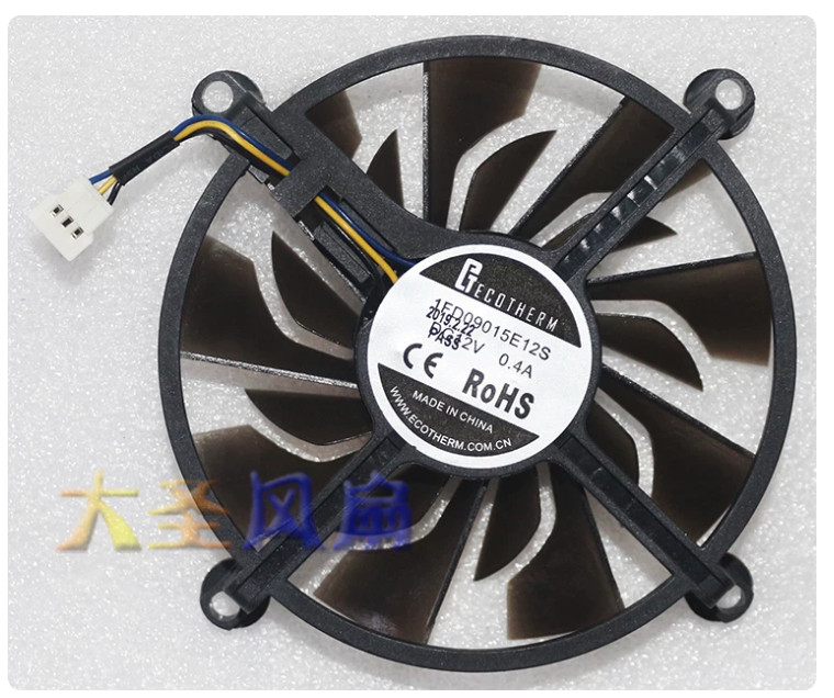 New For ZOTAC GTX1060 Destroyer HA GTX960-4GD5 1FD09015E12S Graphics Card Fan