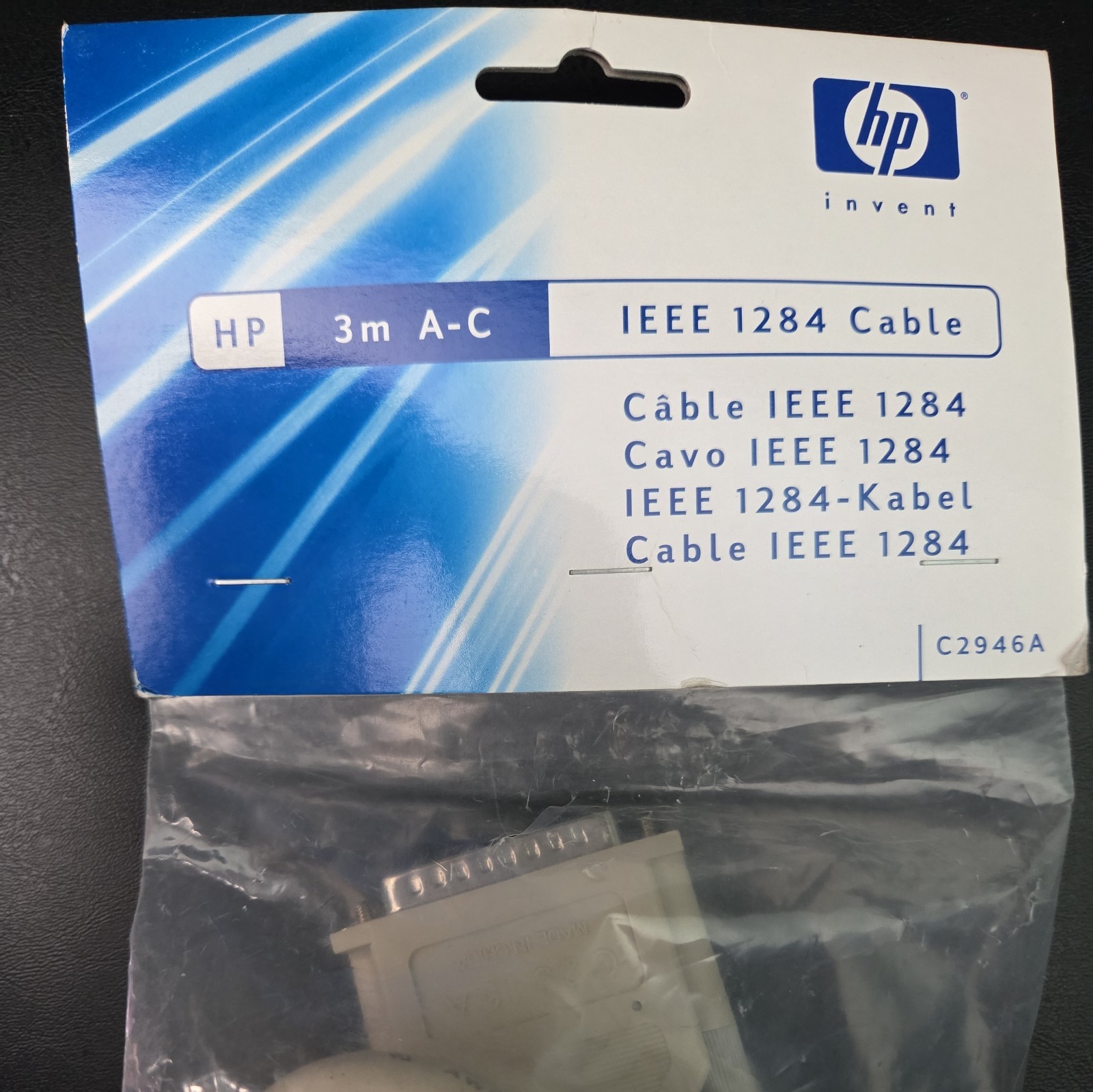 Genuine HP 10-Foot 10 Ft IEEE 1284 Parallel Printer Cable C2951A — Brand NEW