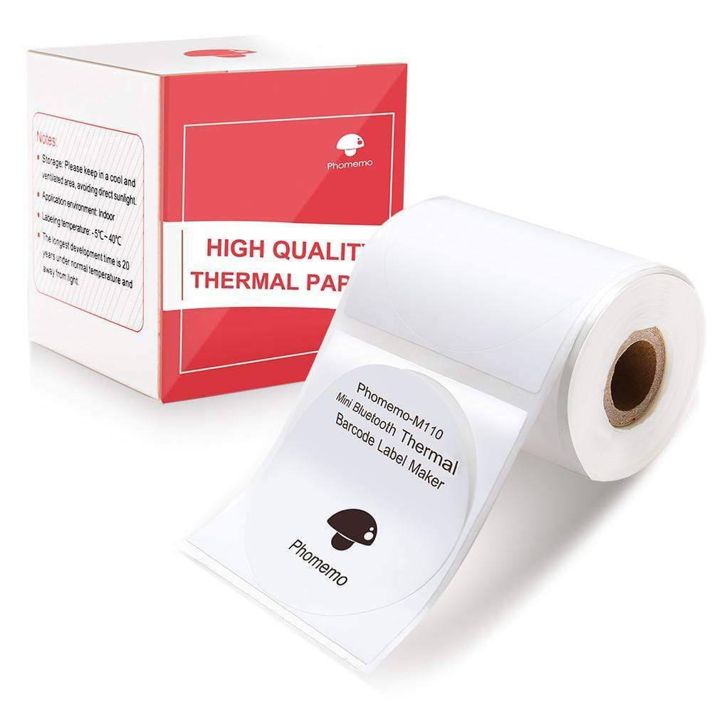 2 Inch 50*50mm Circle Label for Phomemo M110/M110S/M120/M200/M220 Label Maker