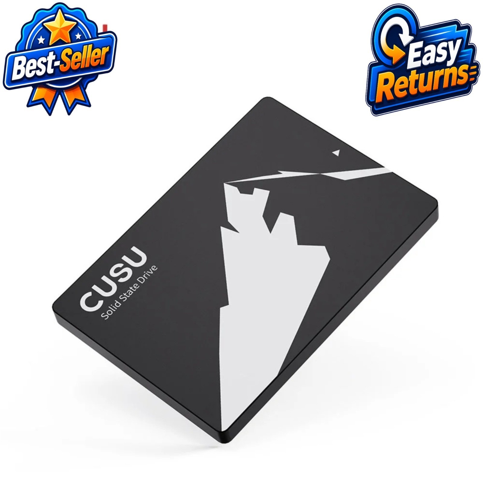 CUSU 2.5" SATA III Internal SSD 128GB-4TB Solid State Drive for PC Laptop