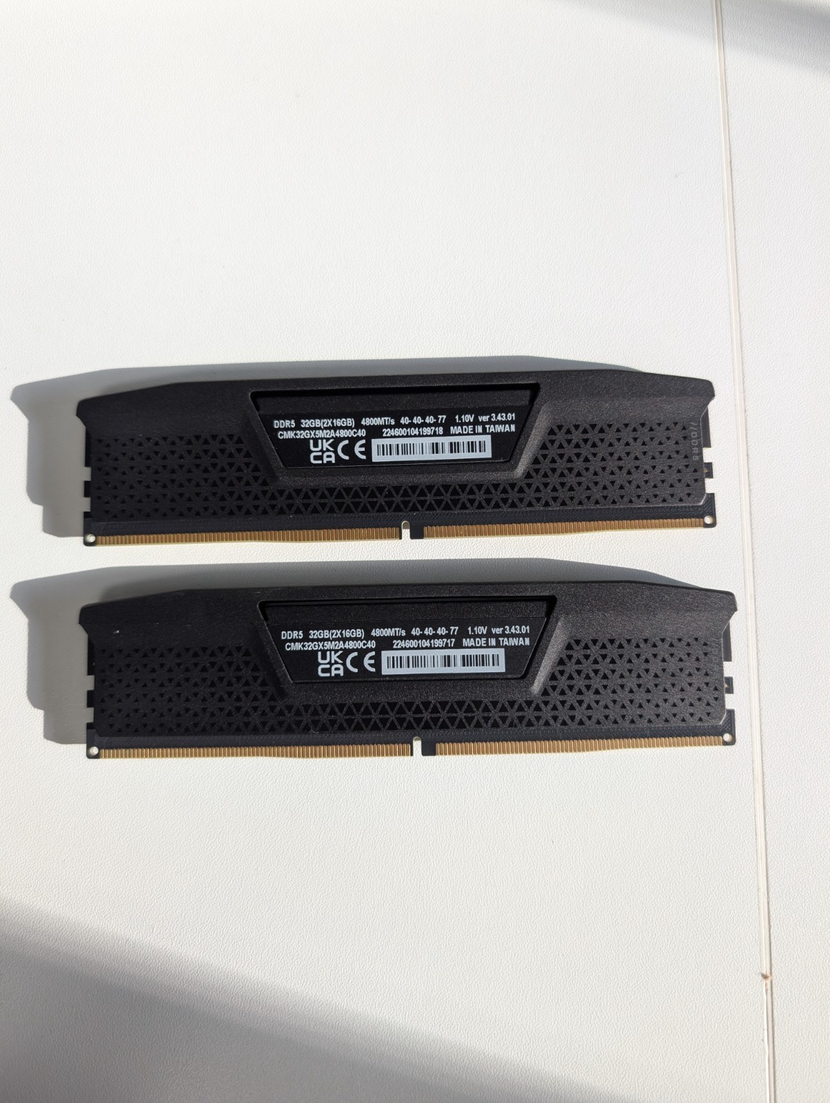 Corsair Vengeance 32GB 2x16GB DDR5 6000 CL36 XMP 3.0 Intel Desktop Memory Black