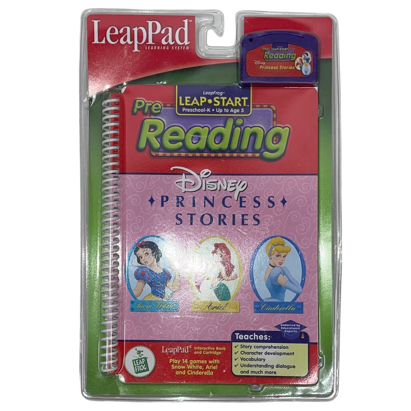 Leap Pad Leap Frog Leap Start Pre Reading Disney Princess Stories Made in CANADA