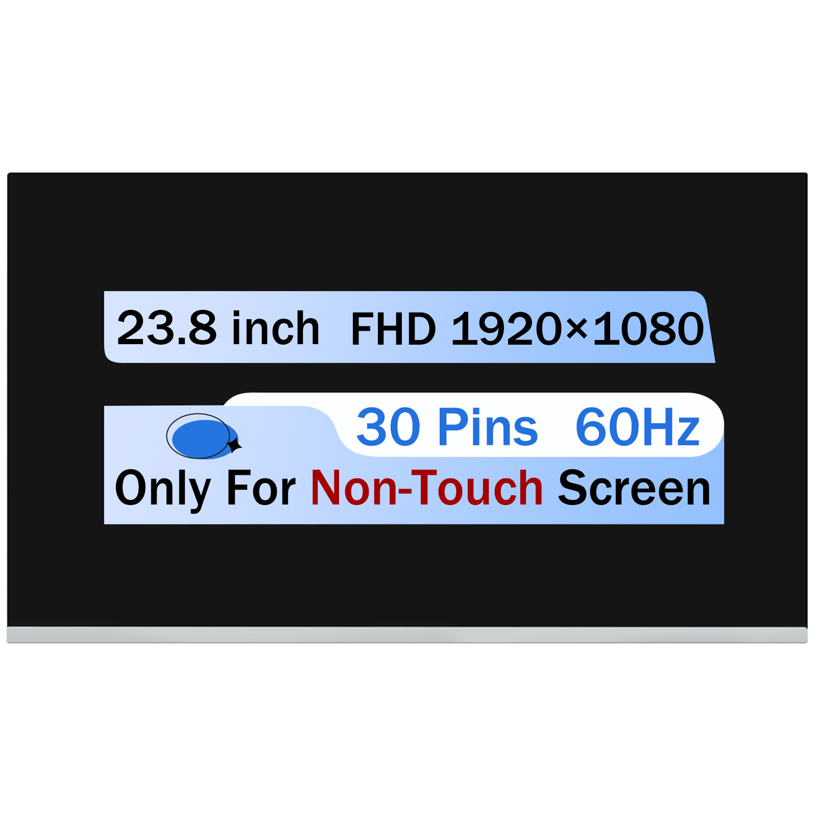 New for HP AIO L91415-001 23.8" FHD LCD Non-Touch Screen Replacement Display