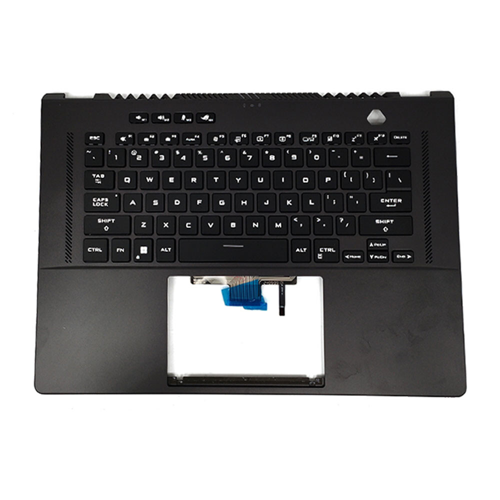 New Palmrest For ASUS ROG Zephyrus GA503Q GU603 GA503U Keyboard Backlit Gray US