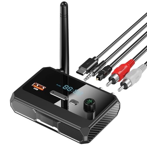 Receptor Bluetooth 5.3 para estéreo doméstico, adaptador Bluetooth RCA
