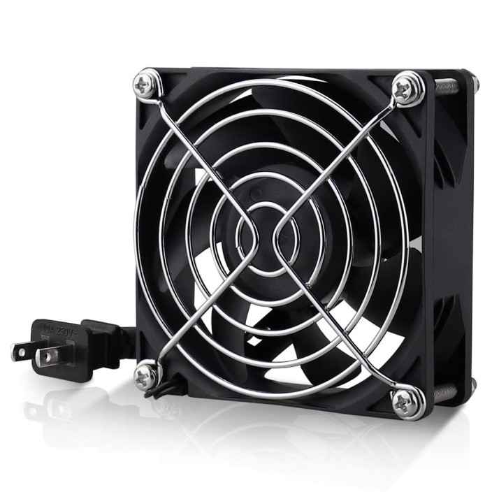 Wathai 80mm EC Axial Fan AC 110V 120V Brushless Cooling Fan 80mm x 25mm
