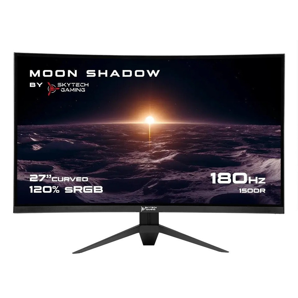 Skytech Gaming 27-inch Curved Gaming Monitor up to 180Hz - USED