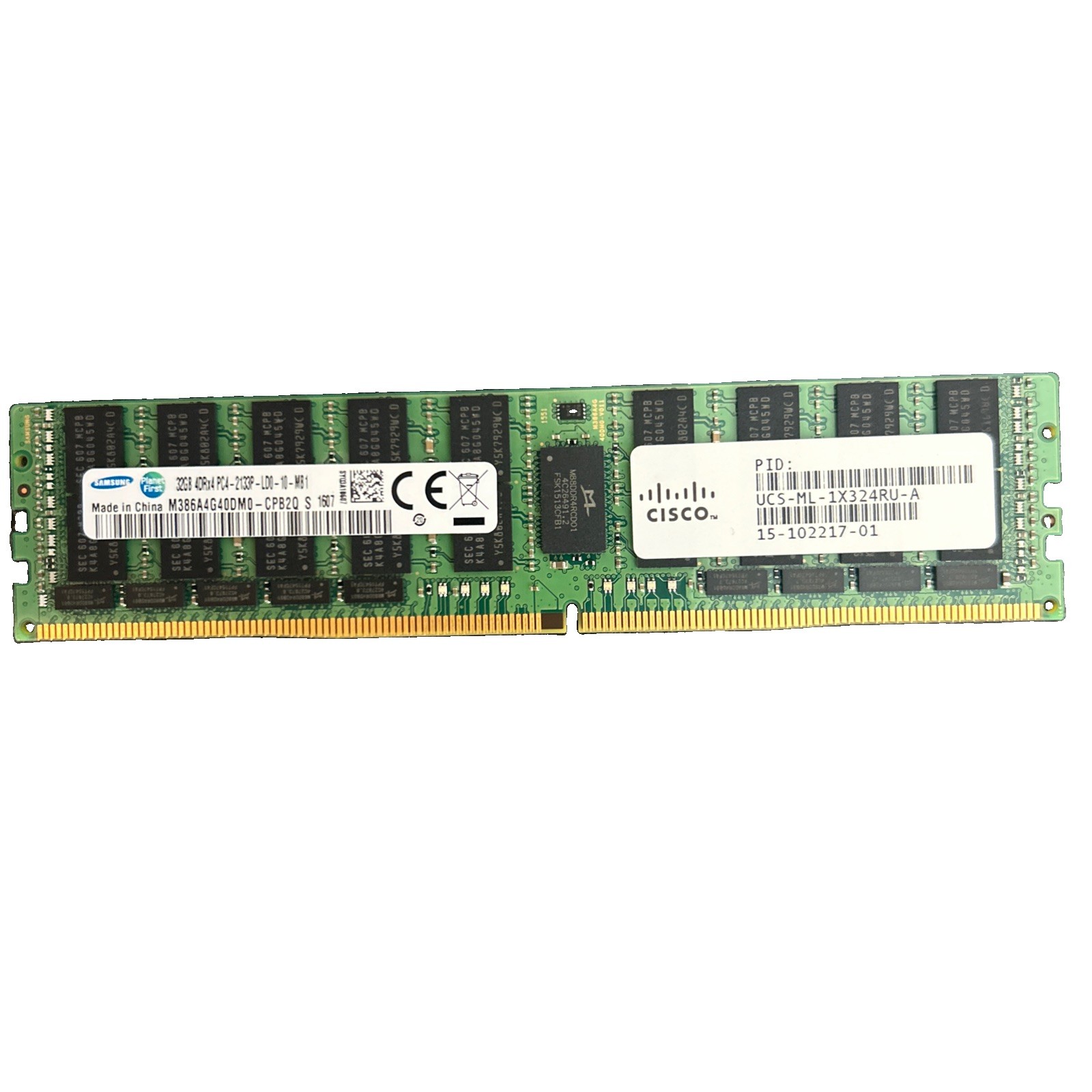 Samsung 32GB DDR4-2133 ECC LRDIMM 4Rx4 PC4-17000 M386A4G40DM0-CPB2Q Server RAM