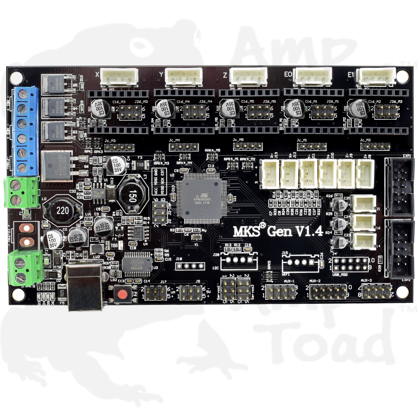 Genuine MKS Gen v1.4 3D Printer Controller Board with Drivers