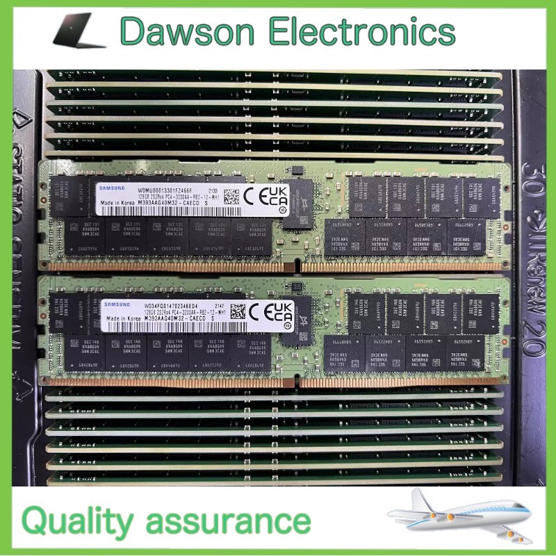 2S2RX4 M393AAG40M32-CAE Samsung 128GB DDR4 PC4-3200AA RDIMM Server RAM Memory
