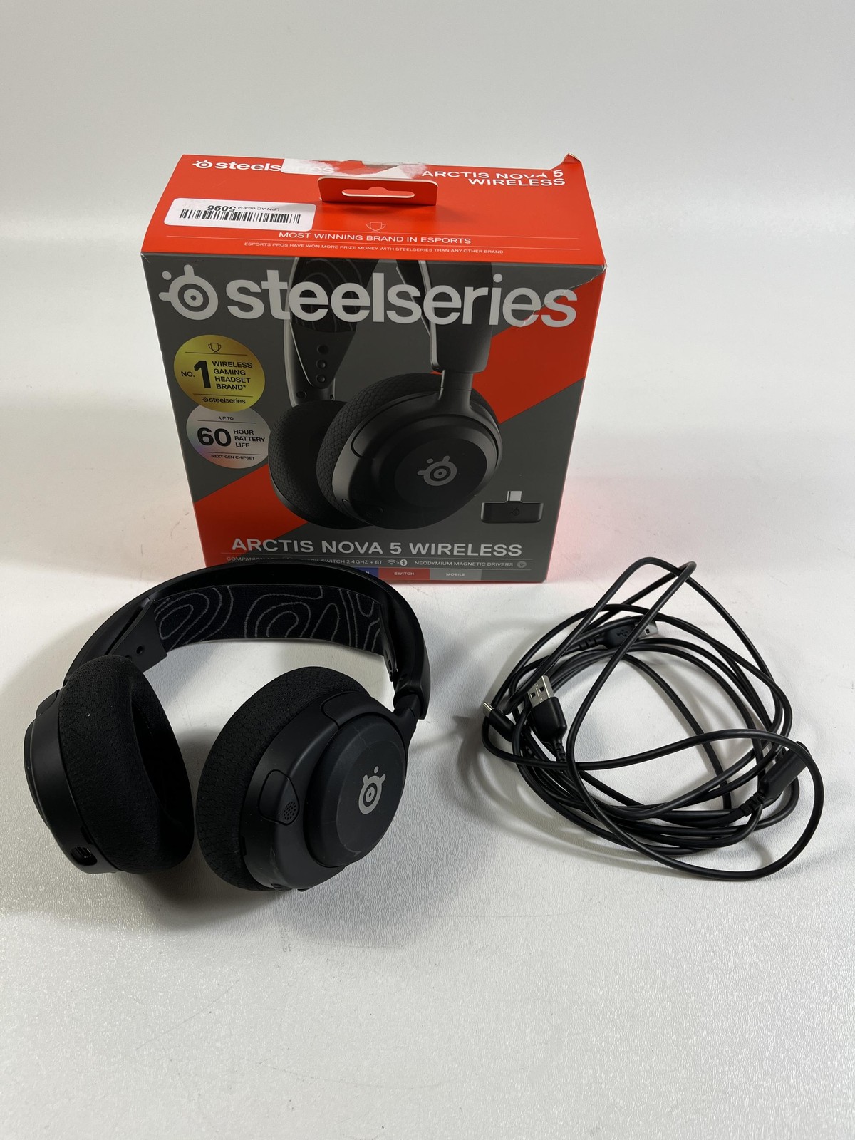 SteelSeries Arctis Nova 5 Wireless Multi-System Gaming Headset - Black(NO