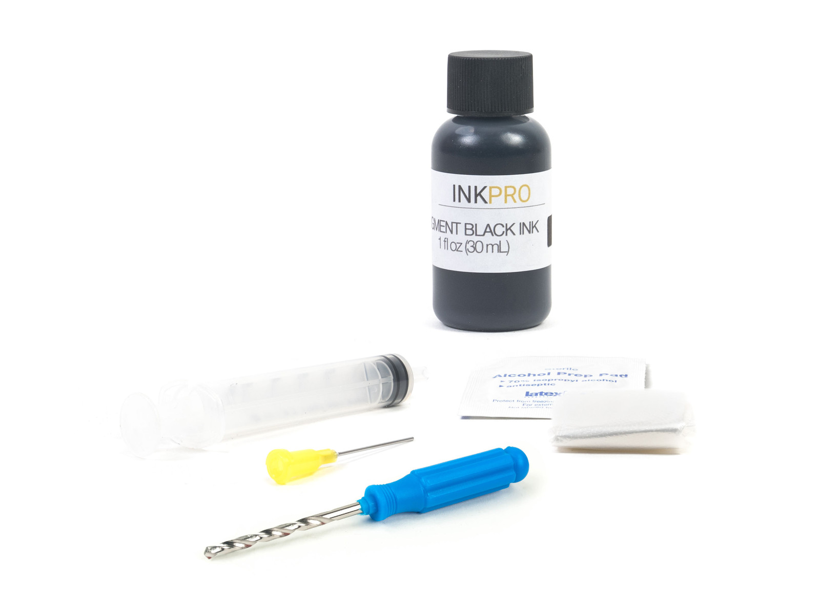 Hyrax Trading Prem. Pigment Black Ink Refill Kit for Canon PG-245/PG-245XL 30mL