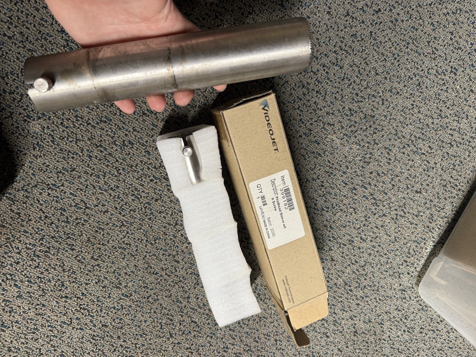 Videojet 1580 Printheads Sleeve With Screw 399182