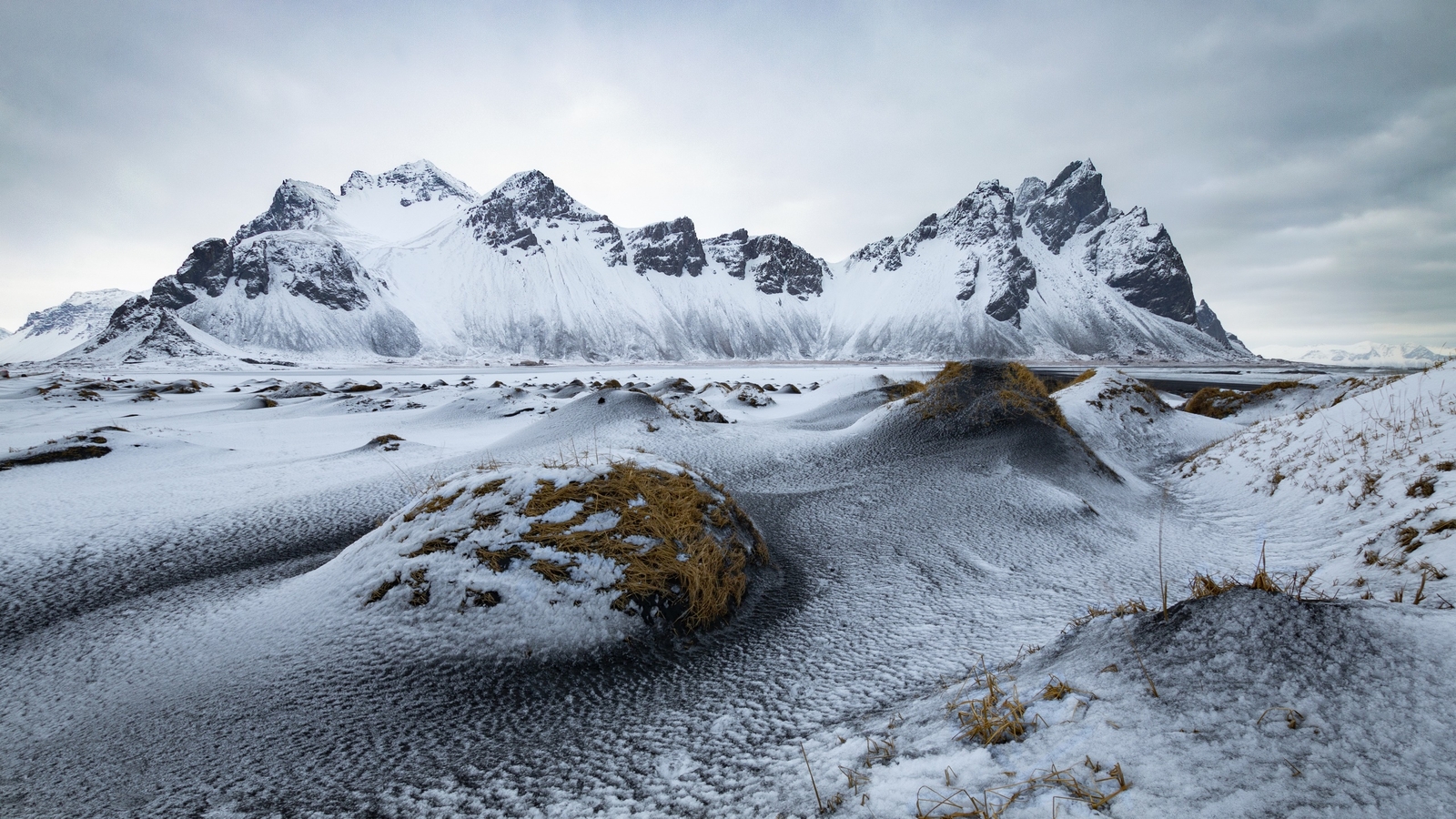 Landscape iceland nature cold Custom Gaming Mat Desk