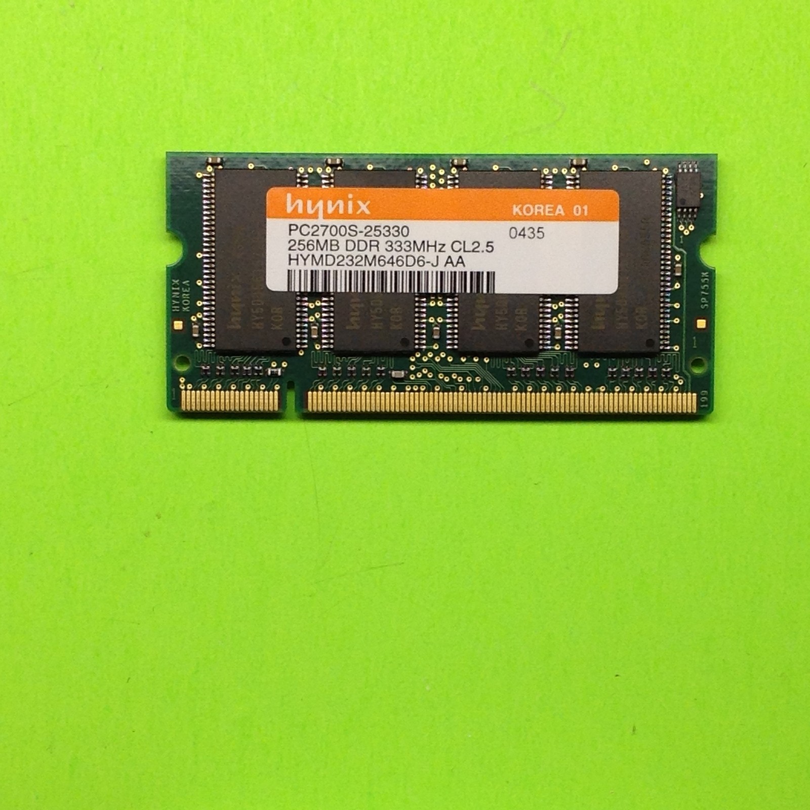 Hynix HYMD232M646D6-J Aa 256MB DDR-333 (PC-2700) PC-2700S RAM Memory