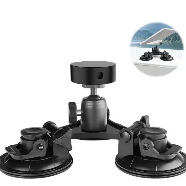 Roof Triangular Suction Cup Mount 360 Horizontal Adjustment For Starlink Mini