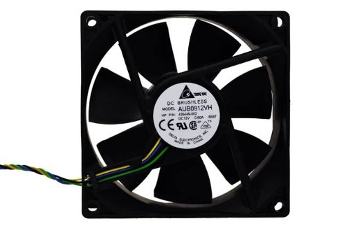 Delta 12v DC 060a 90x25mm Fan AUB0912VH-5A68 Tested Working