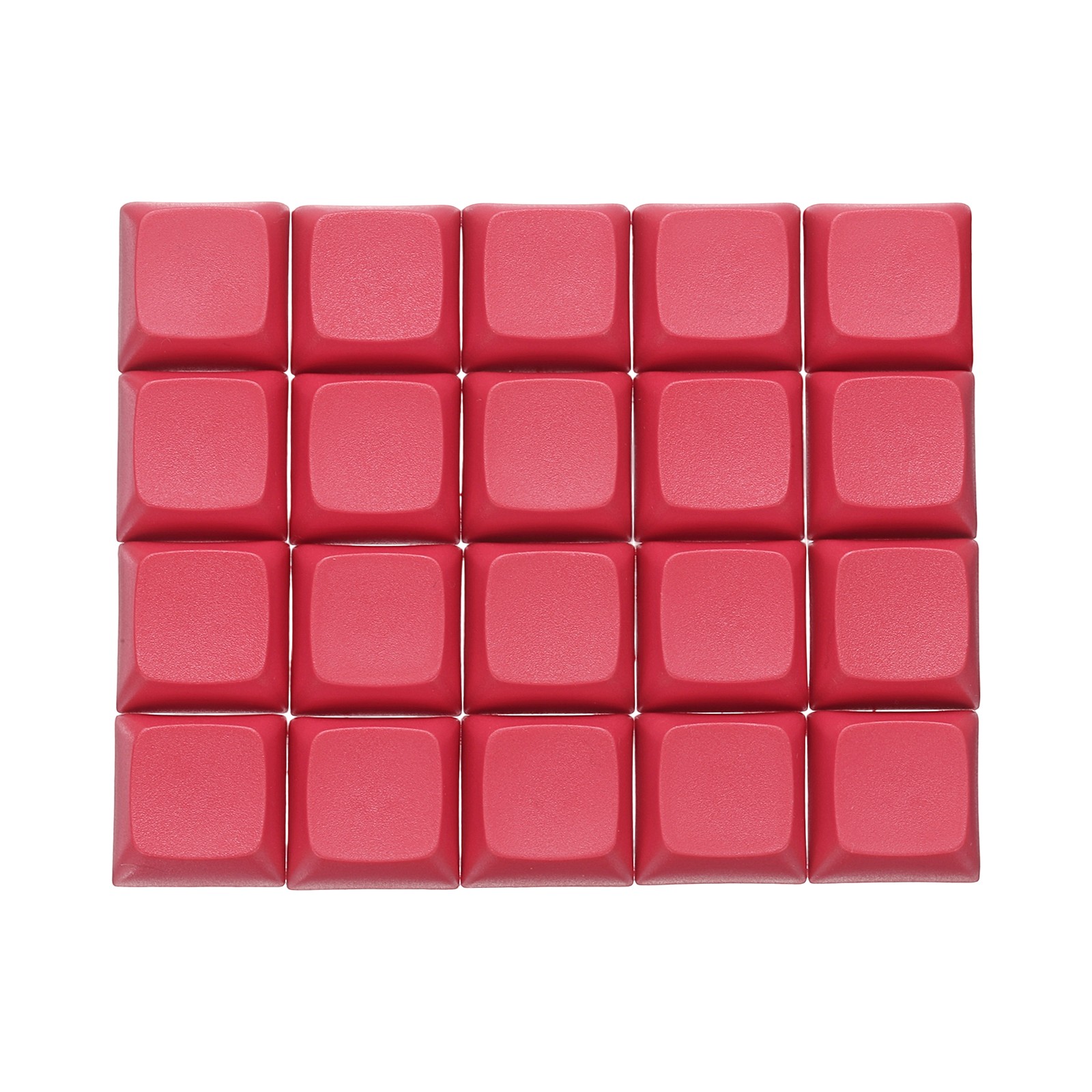 20Pcs PBT Keycap Set Mechanical Numeric Keypads for Keyboard Red