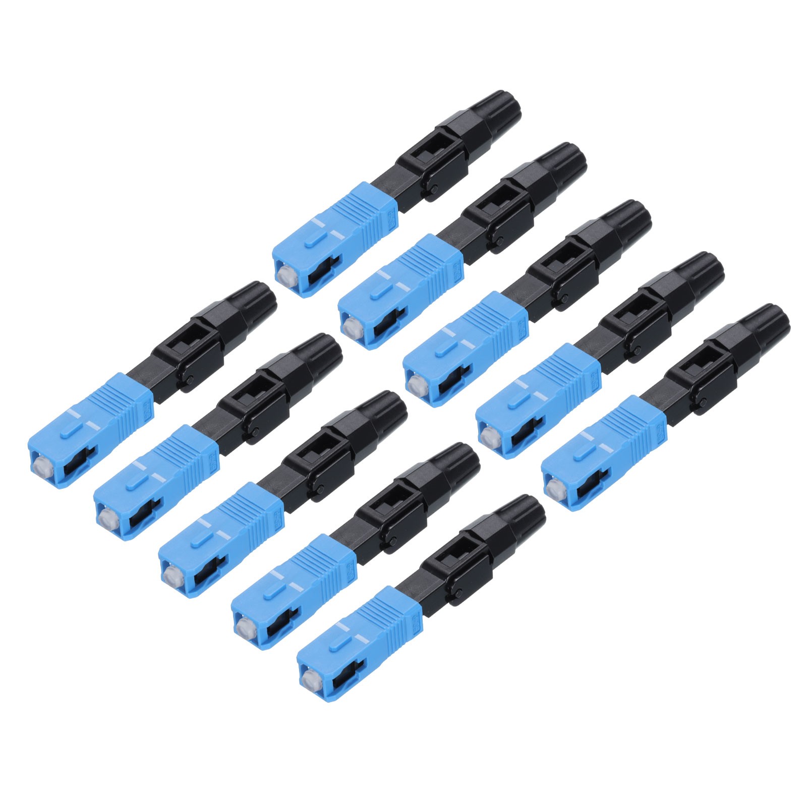 10 x SC UPC Fiber Optic Quick Connector Single Mode Embedded Adapter