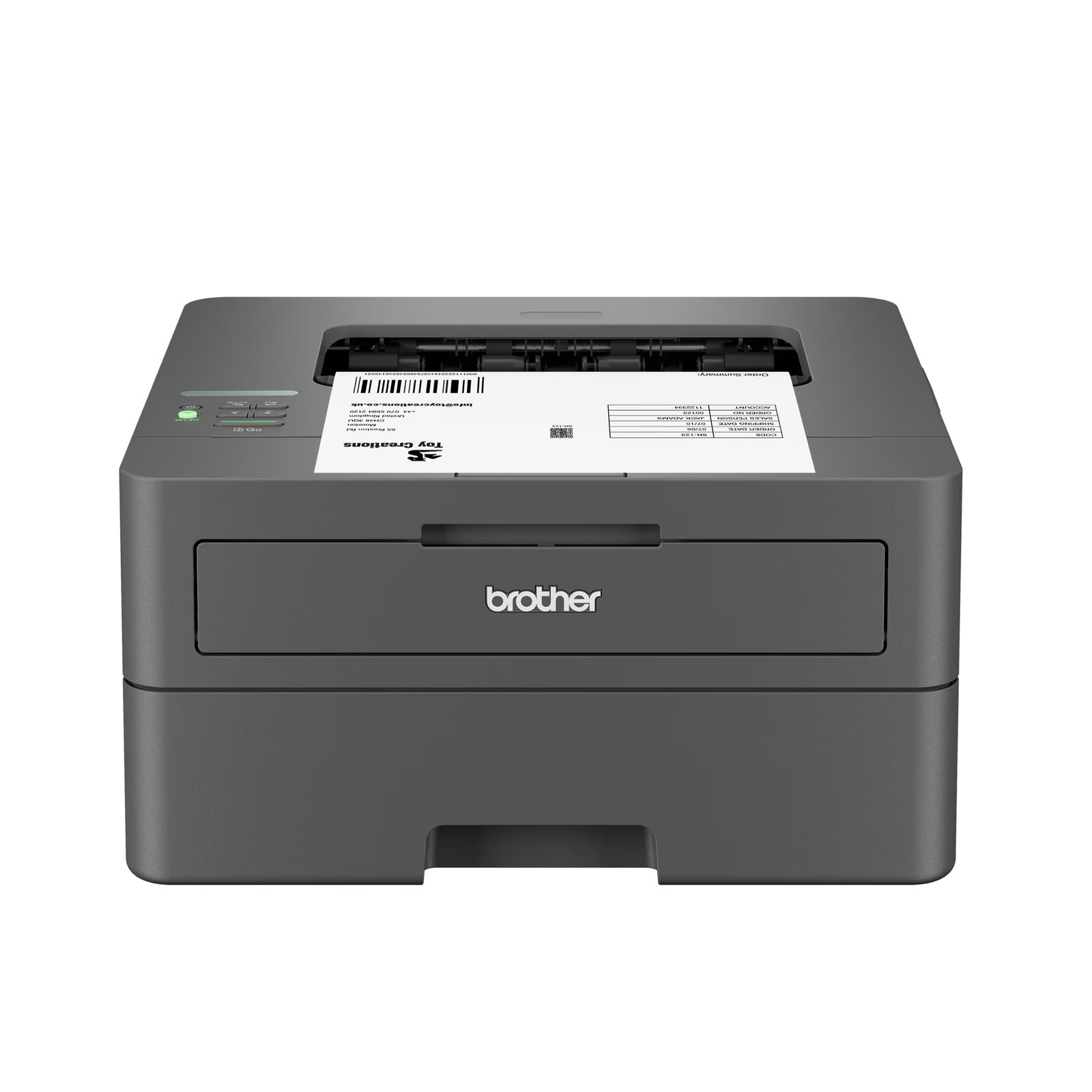 Brother - HL-L2405W Wireless Black-and-White Refresh Subscription Eligible La...