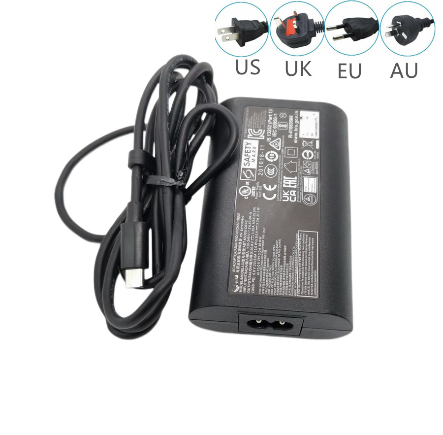 Black 20V 3.25A 65W ADT-65DSU-D03-2 AC Adapter For LG Gram 17 17Z90P-K.AAB8U1