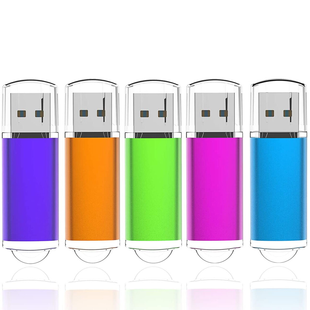 5PCS 1/2/4/8/16/32/64GB USB 2.0 Flash Drive TF Flash Memory Stick Thumb Drives