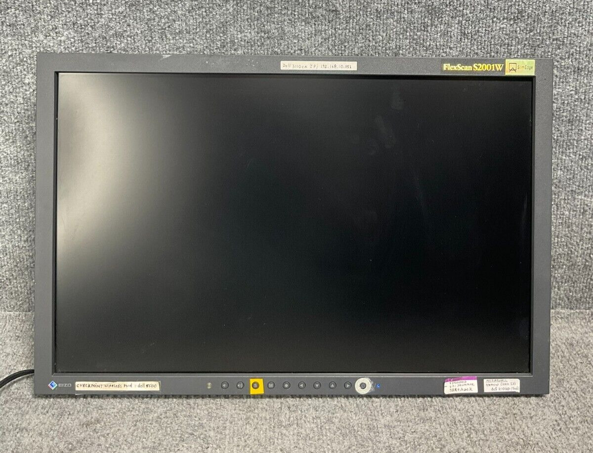 Eizo FlexScan S2001W 20.1&amp;quot; LCD Monitor 1680x1050 Used