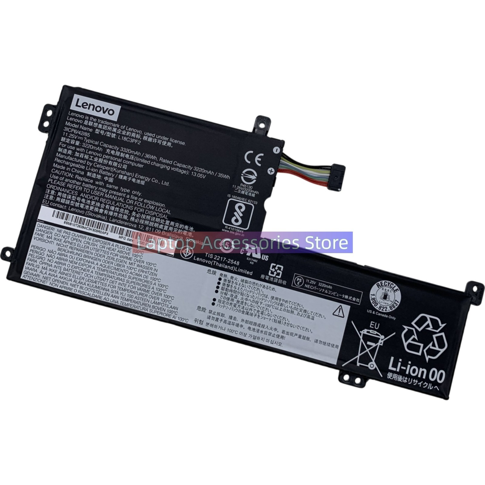 Genuine L18M3PF2 L18C3PF2 Battery for Lenovo Ideapad L340-17IWL L340-15API 15IWL