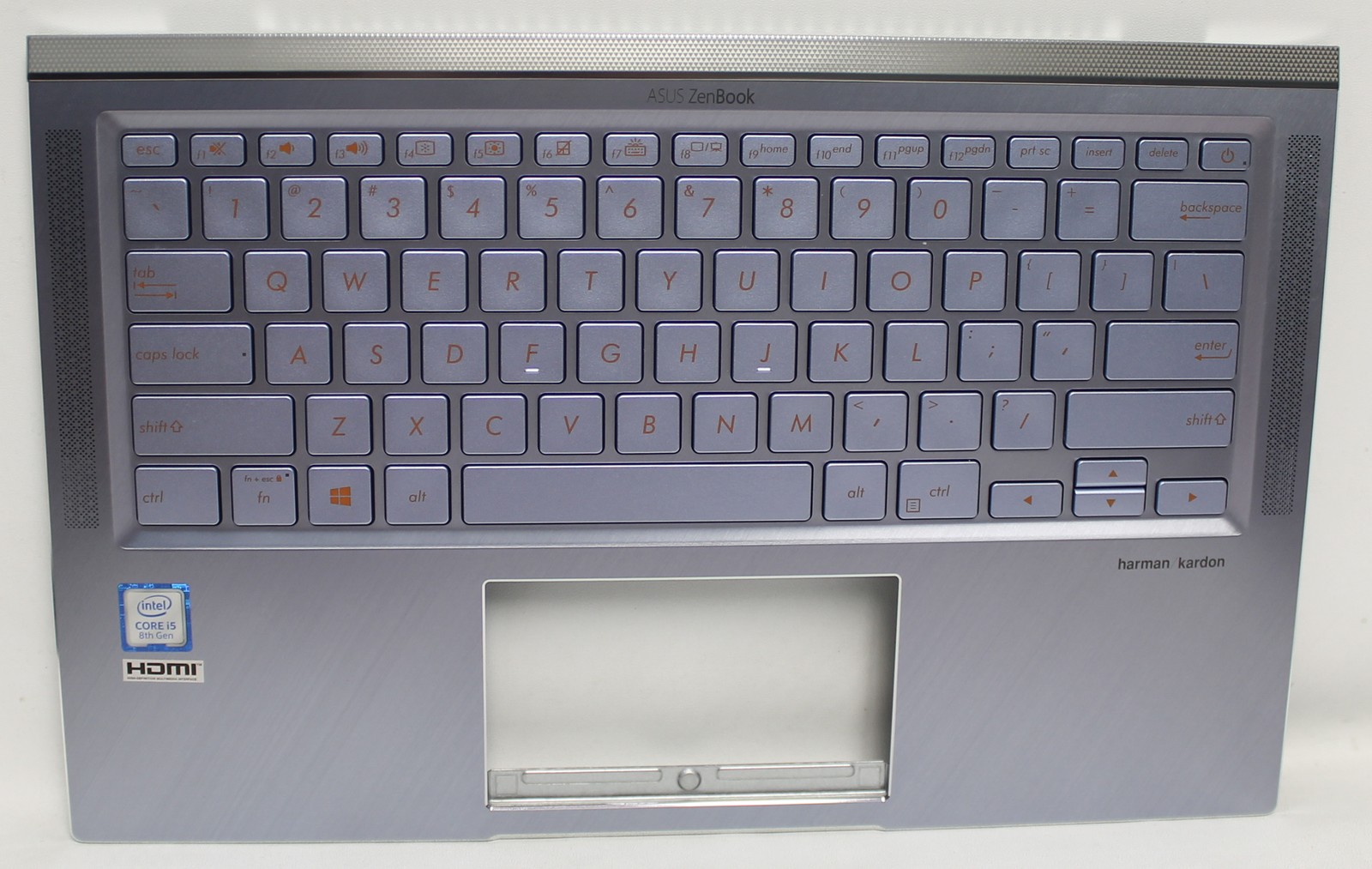 90Nb0Mb1-R30Us0 Asus Zenbook Ux431FA-3B Series Palmrest US Keyboard "Grade A"