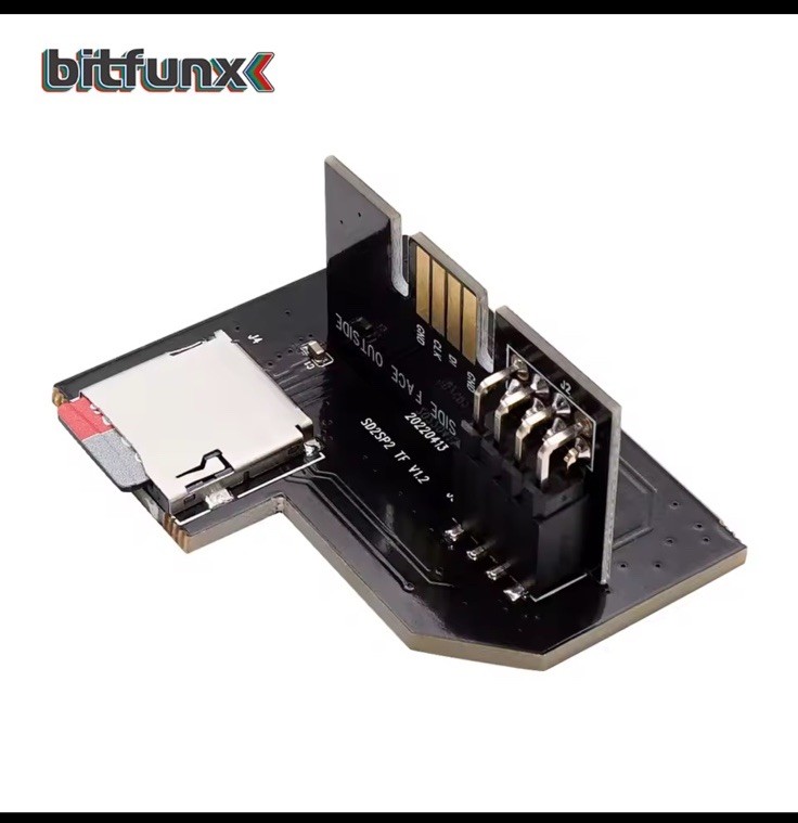 Bitfunx Micro  SD Card Adapter TF Card Reader Gamecube Serial Port 2 SD2SP2 Pro