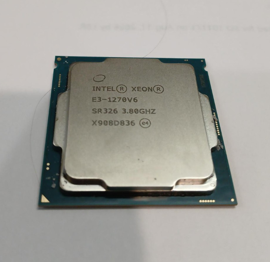 Intel SR326 Xeon Quad Core E3-1270 V6 3.8GHZ 8MBn processor CPU