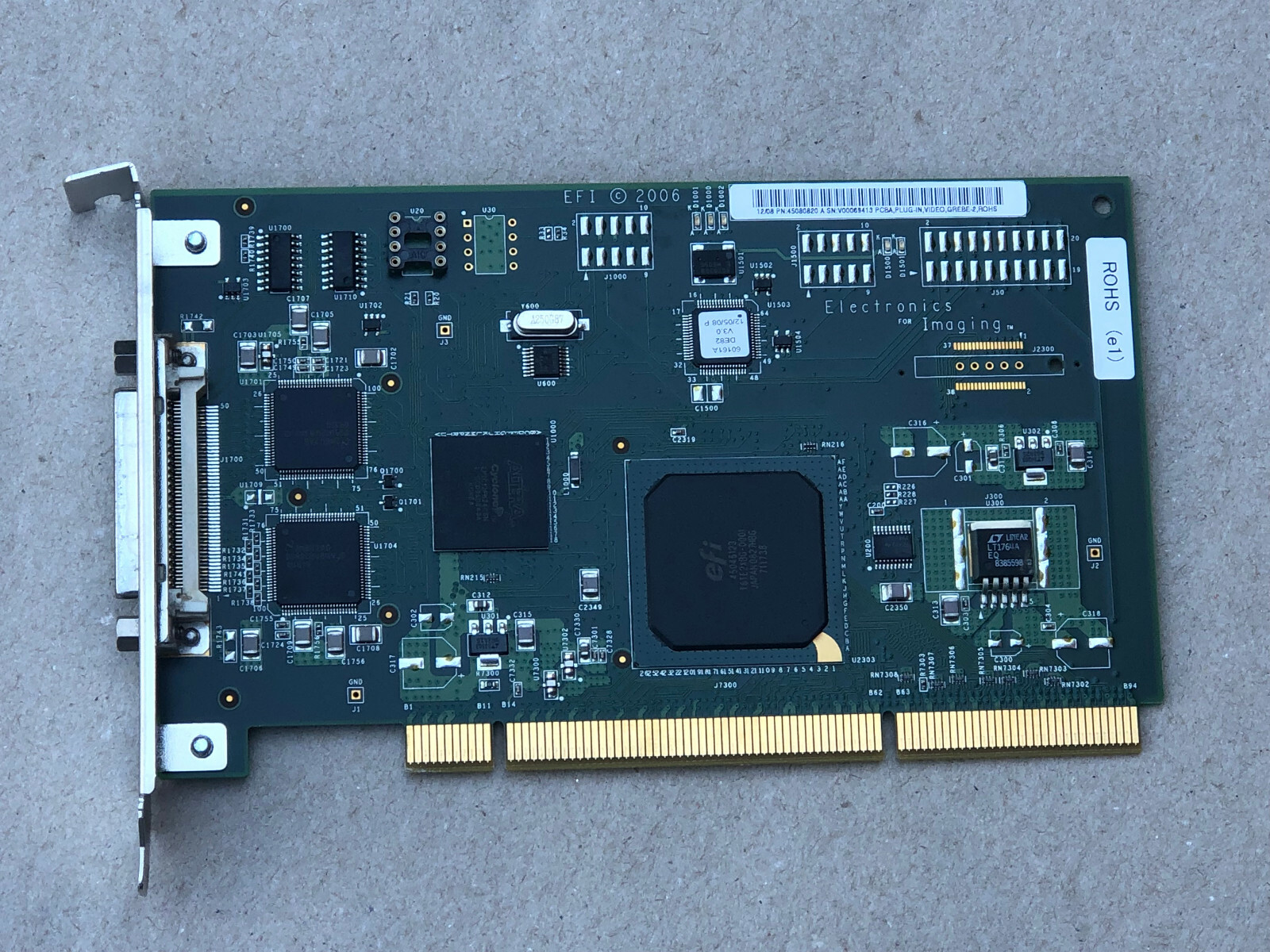 45080820A Fiery EX770 Grebe-2 Video Plug-in Board PCBA Interface Board Rohs