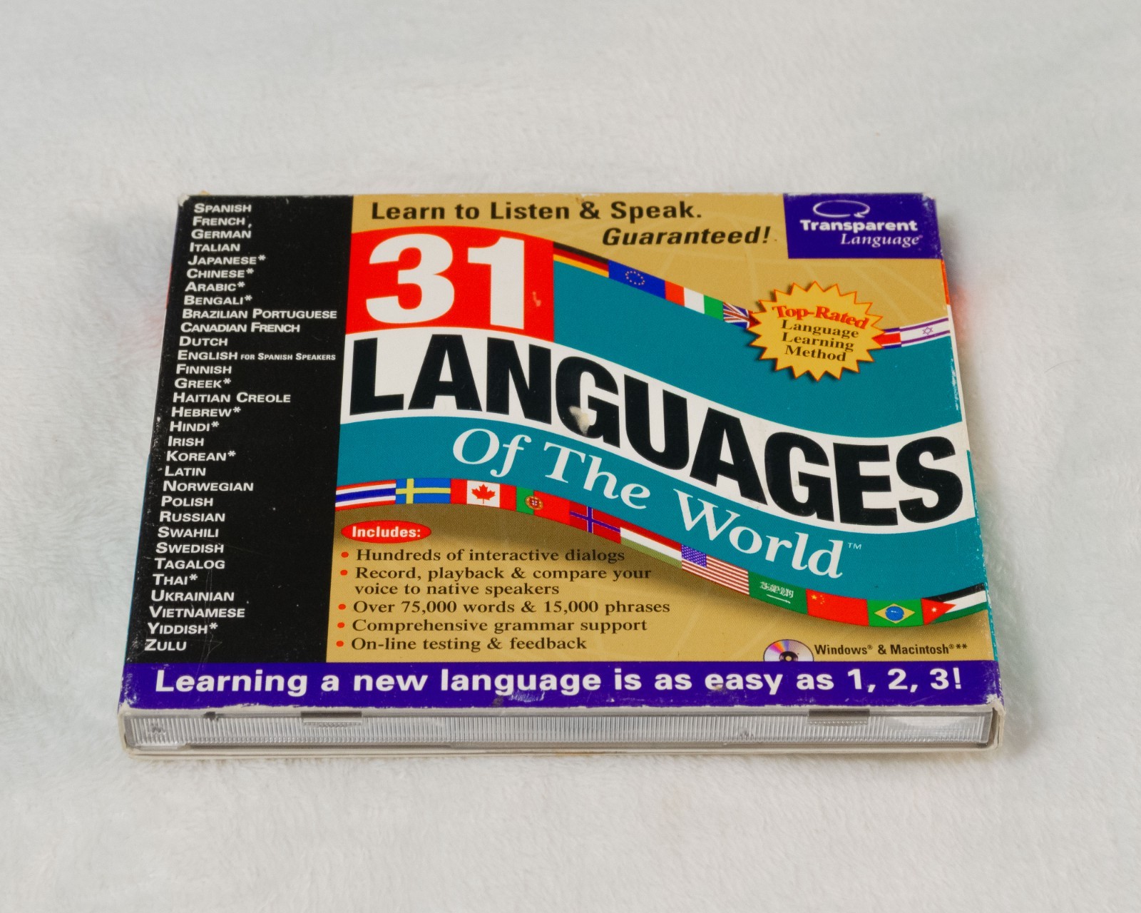 31 Languages Of The World (PC/Mac, 2002, Transparent Language)