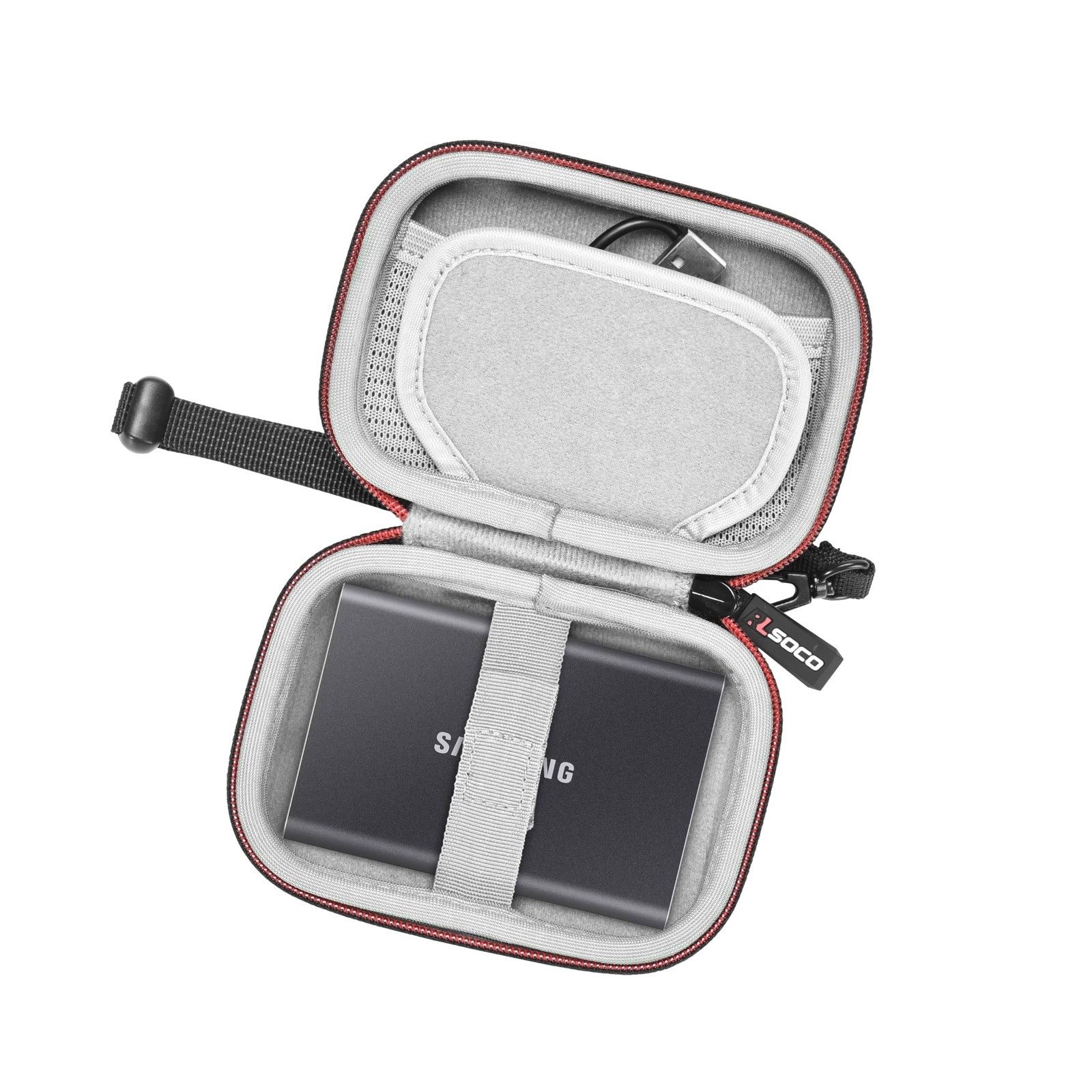 Carrying Case for Samsung T7/T9/T7 Shield/T7 Touch/T5 Portable SSD 1TB/2TB/4T...