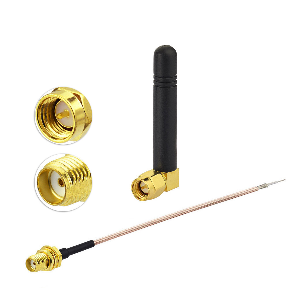 868MHz 900MHz 915MHz RFID ZigBee Omni Antenna SMA Male & SMA Female Cable RG178