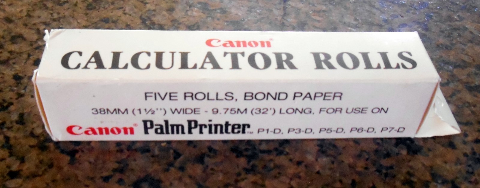 Vintage Canon Palm Printer Paper Rolls 38MM x 9.75M 4 1/2 Rolls In Box