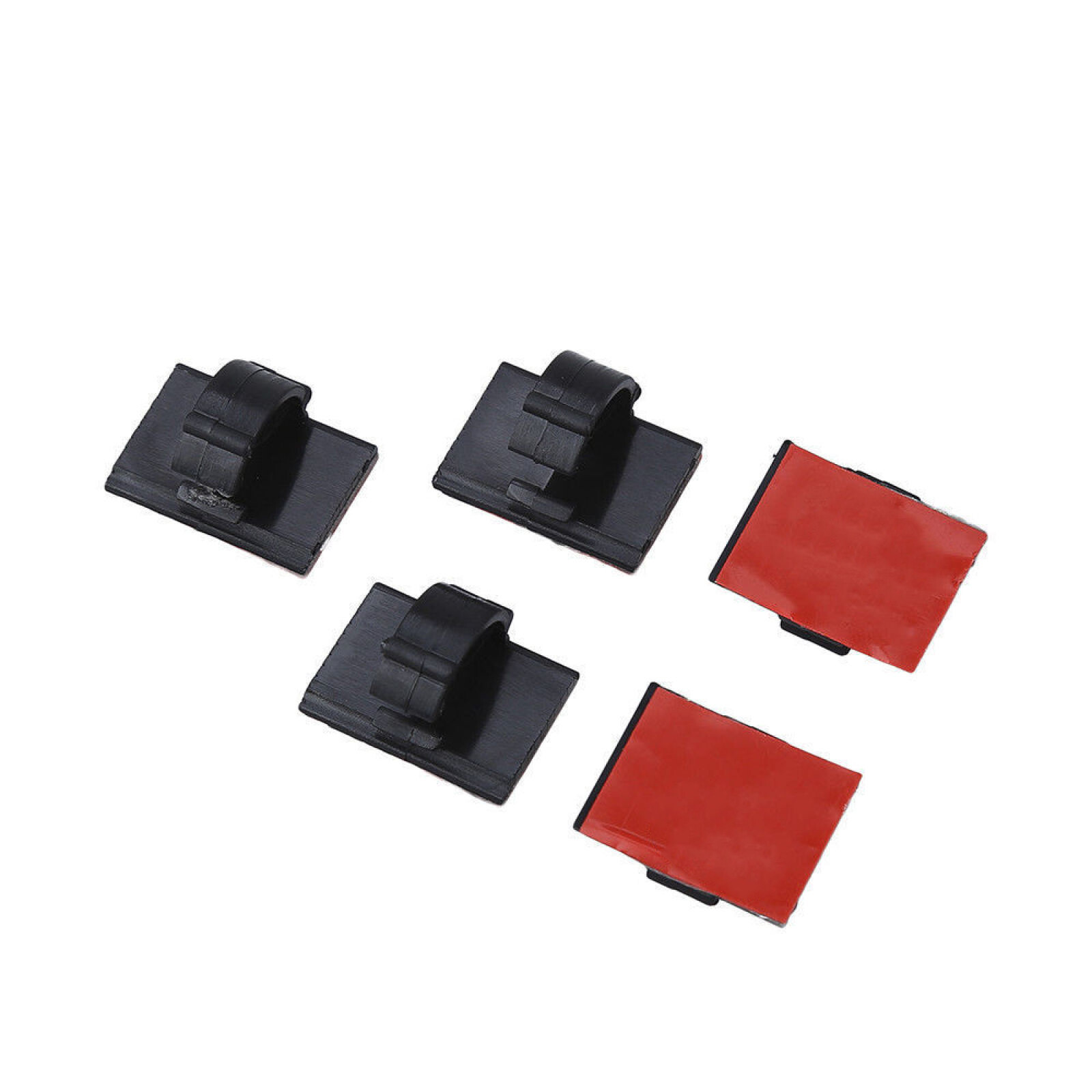 100x 3M Self-Adhesive Wire Tie Cable Clamp Clip Holder For Car Dash Camera Home