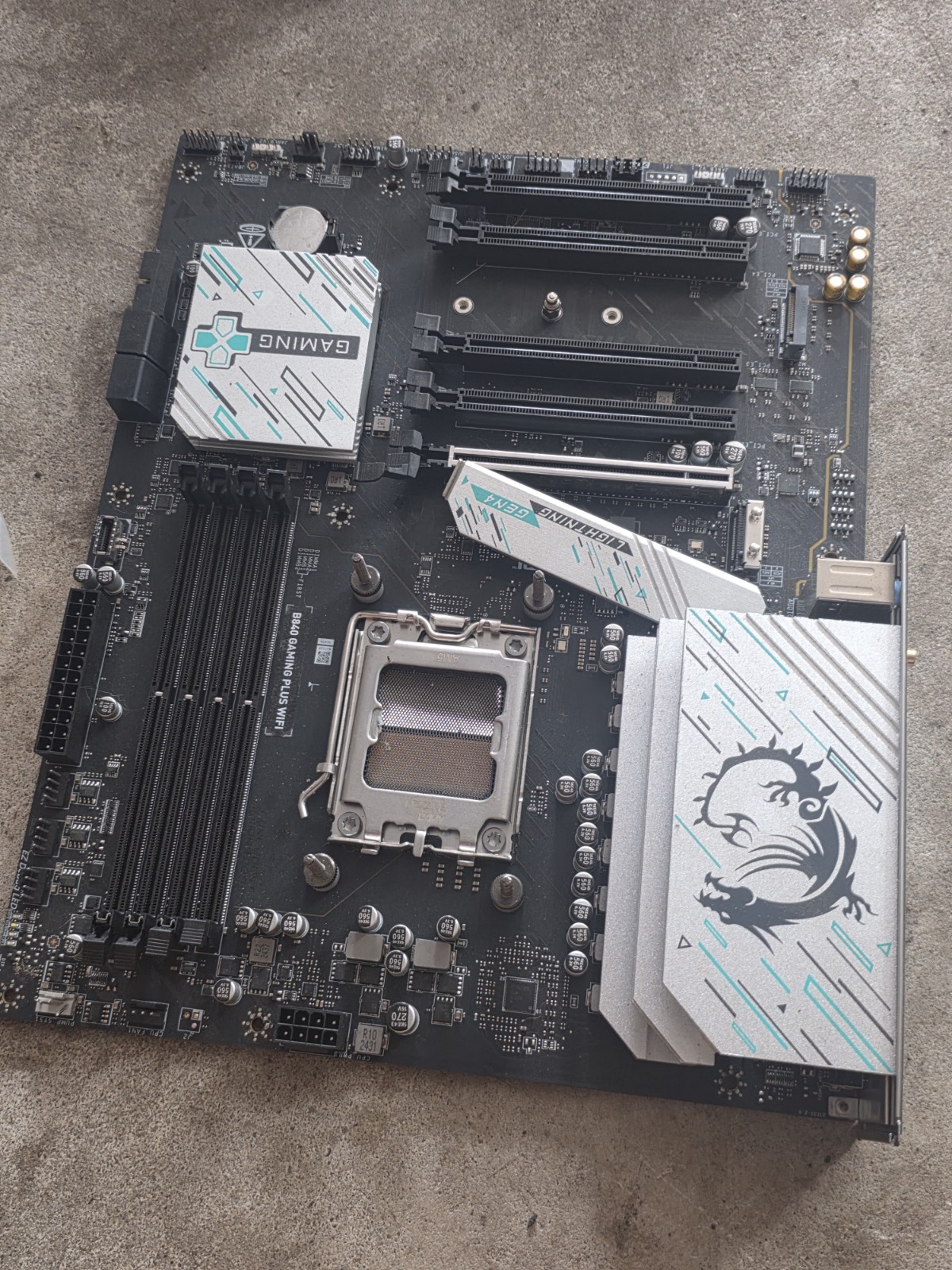 MSI B840 Gaming Plus WiFi Motherboard, ATX - Supports AMD Ryzen 9000/8000 / 7...