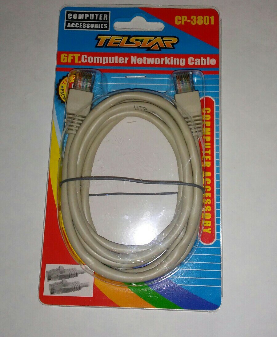 TELSTAR/6 FT. COMPUTER NETWORKING CABLE- PREMIUM QUALITY