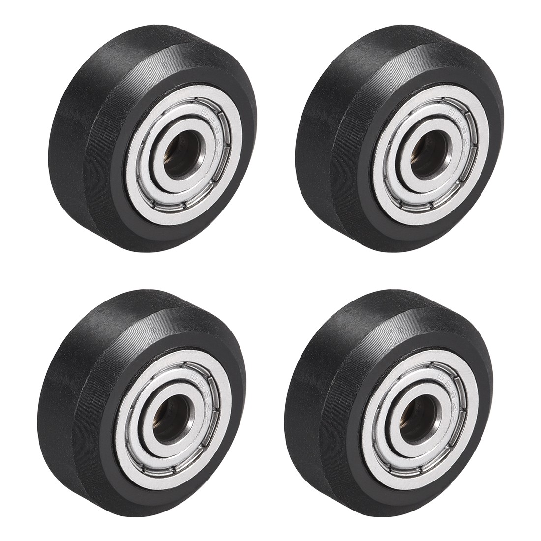POM V Wheel with Bearing for 3D Printer, CR Series OD 24mm 4pcs