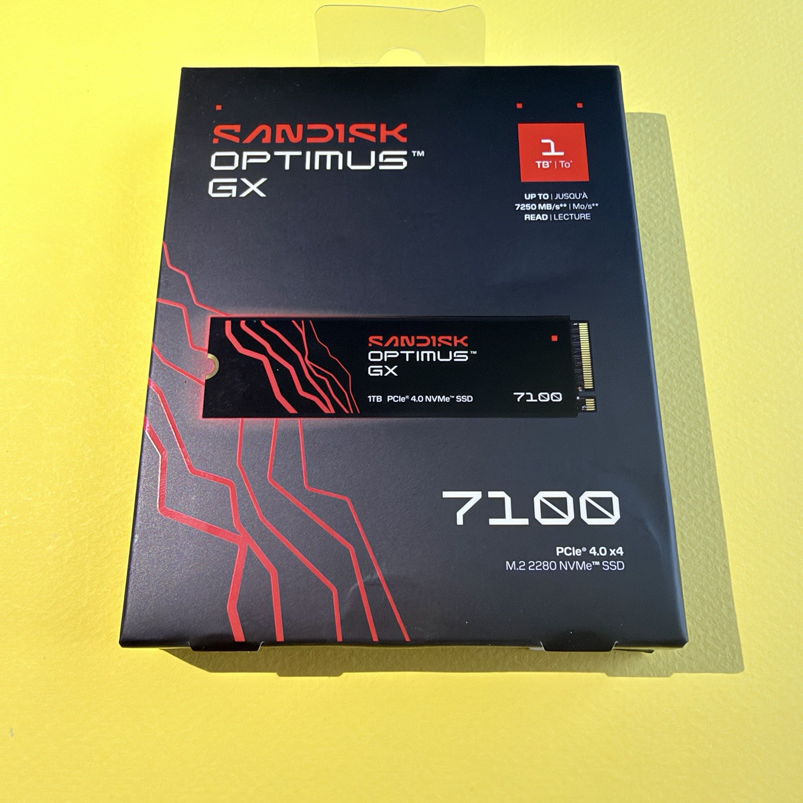 SanDisk Optimus GX 7100 1TB PCIe 4.0 NVMe M.2 SSD 7250MB/s New Sealed