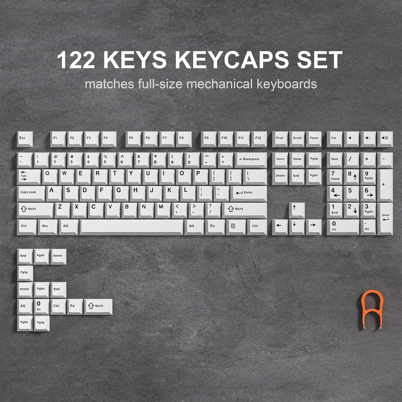 Womier PBT Keycaps Set Cherry Profile 138 Key for MX Switches 60% 75% TKL