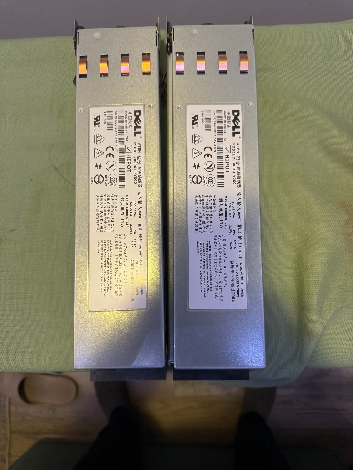 Dell PowerEdge 2850 Server Power Supply 700W Hot Swap – Tested Working (PAIR)