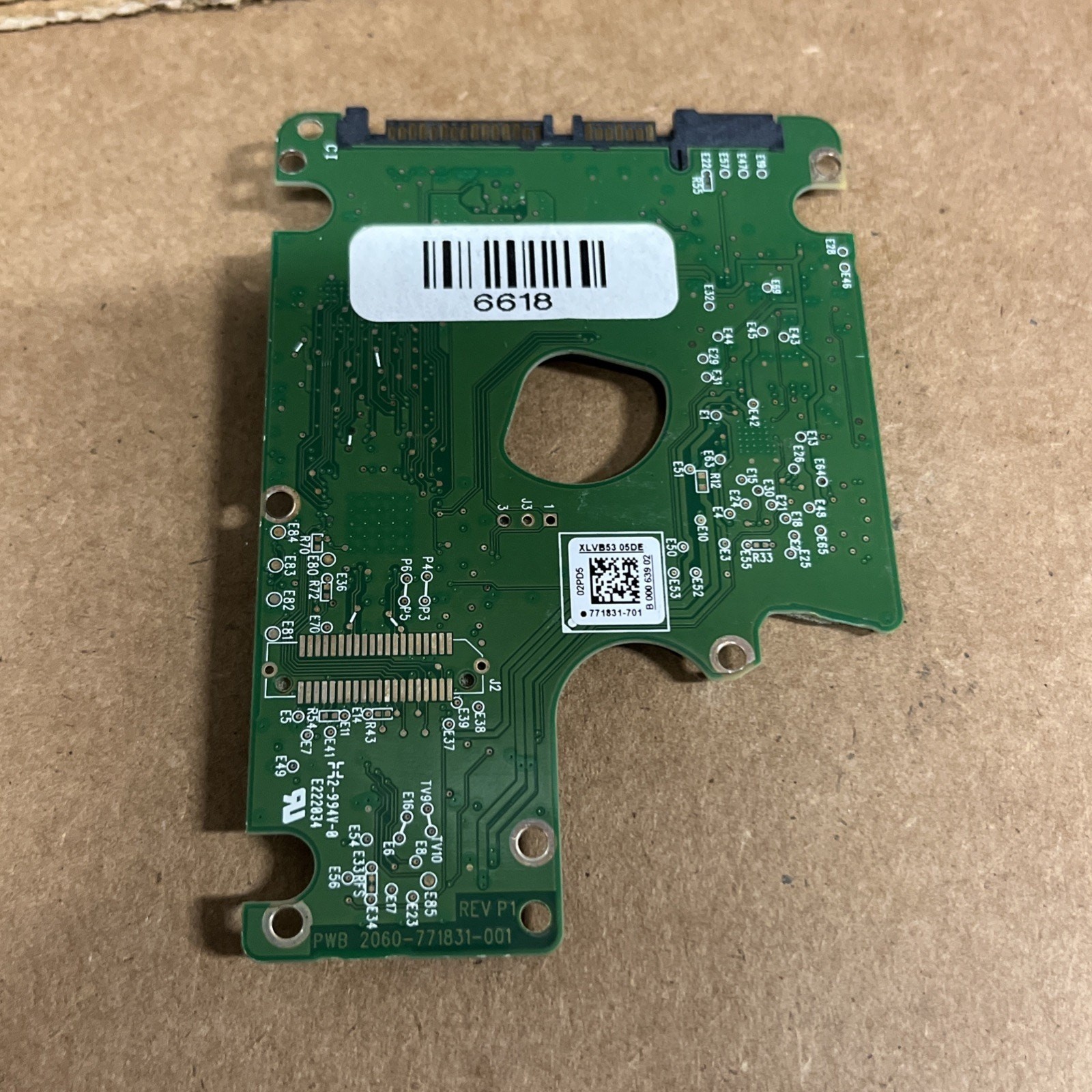 HDD PCB logic board printed circuit board 2060-771831-001 REV P1 From WD1000DHTZ