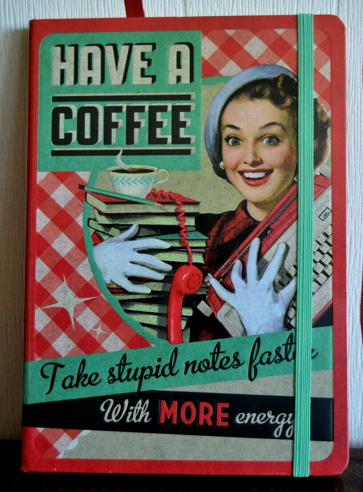 Nostalgic Art NOTEBOOK "HAVE A COFFEE", A5, 128 pages, New