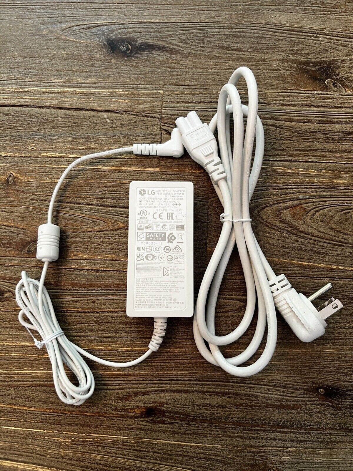 New Original LG 19V 1.7A Adapter&Cord for LG 29WQ600-W 29-inch UltraWide Monitor