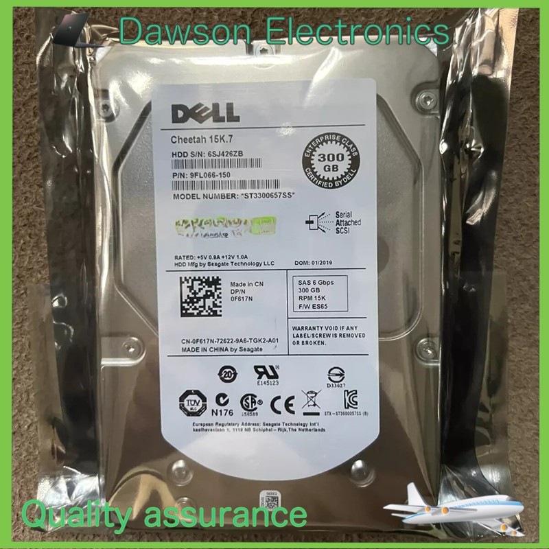 NEW Dell F617N 0F617N Cheetah ST3300657SS 15K.7 300GB 6G 3.5 SAS HDD HARD DRIVE