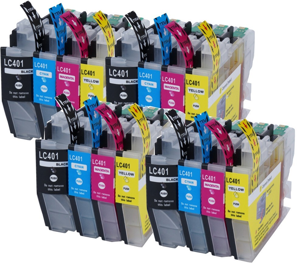16P XL Printer Ink Set fits Brother LC40XL MFC-J1010DW MFC-J1012DW MFC-J1170DW